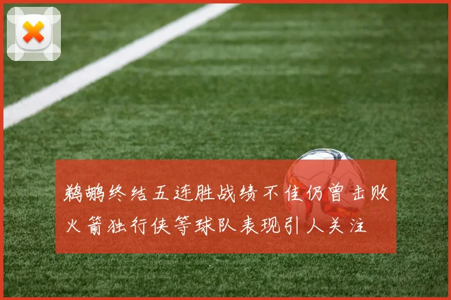 鹈鹕终结五连胜战绩不佳仍曾击败火箭独行侠等球队表现引人关注